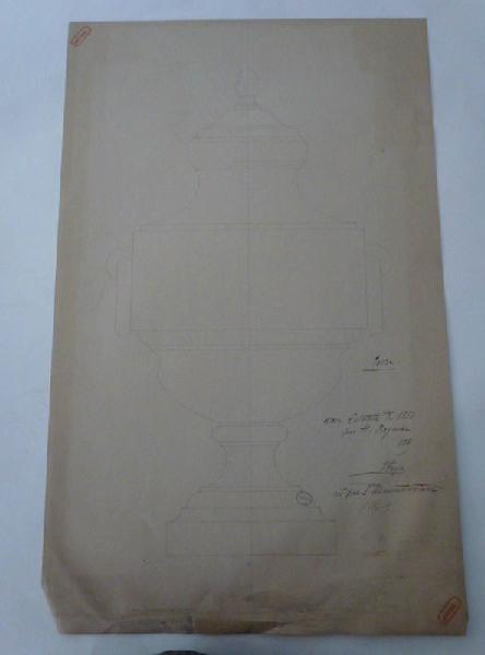 Vase cassolette, Jean-Gabriel Peyre, 1856
