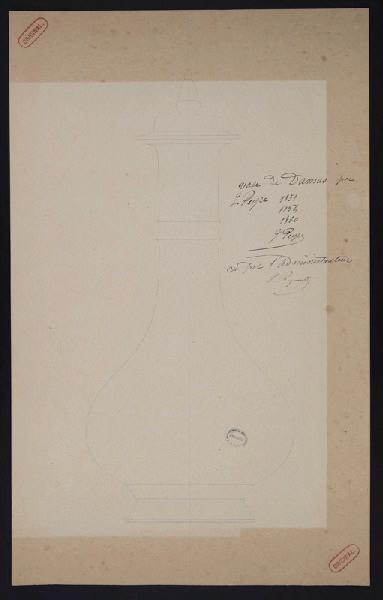 Vase de Damas, Jean-Gabriel Peyre, 1851