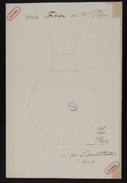 Vase, Jean-Gabriel Peyre, 1860