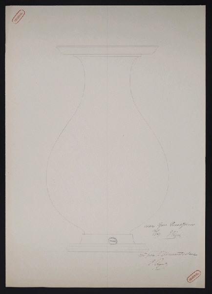 Vase grec Bursiforme, Jean-Gabriel Peyre, 1859