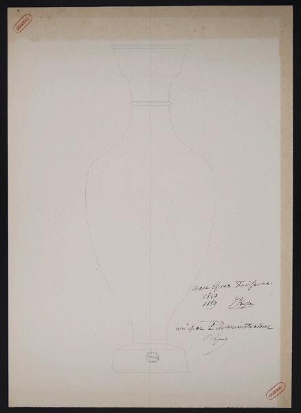 Vase grec fusiforme, Jean-Gabriel Peyre, 1860