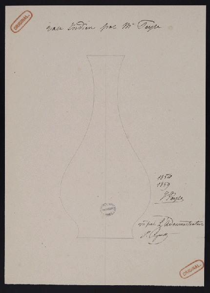 Vase Indien, Jean-Gabriel Peyre, 1859