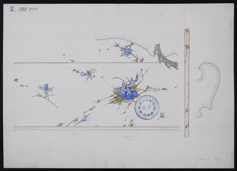 Eléments décoratifs [Pot à lait], Jules Auguste Habert-Dys, 4e quart 19e siècle