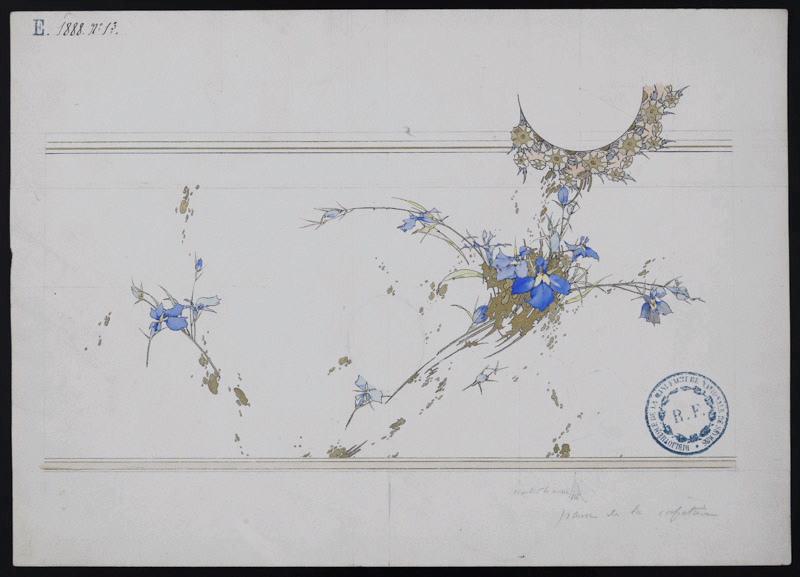 Eléments décoratifs [Cafetière], Jules Auguste Habert-Dys, 4e quart 19e siècle