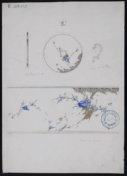 Eléments décoratifs [Sucrier], Jules Auguste Habert-Dys, 4e quart 19e siècle