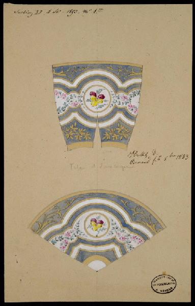 Eléments décoratifs [Cabaret], Émile Renard, 1853