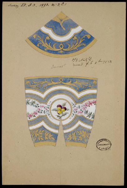 Eléments décoratifs [Cabaret], Émile Renard, 1853
