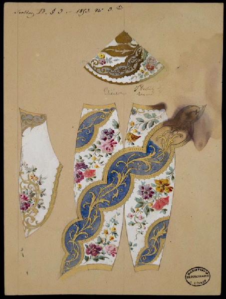 Eléments décoratifs [Cabaret], Émile Renard, 1853