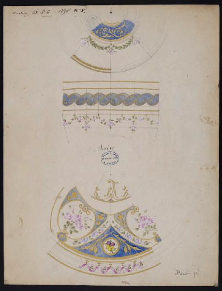 Eléments décoratifs [Sucrier], Émile Renard, 1858
