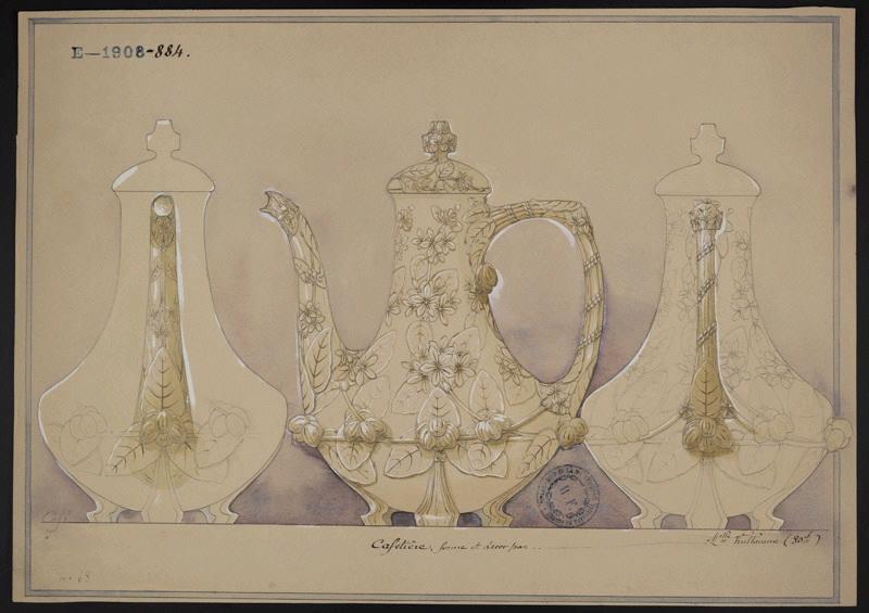 Cafetière, Eugénie Bethmont, 1er quart 20e siècle