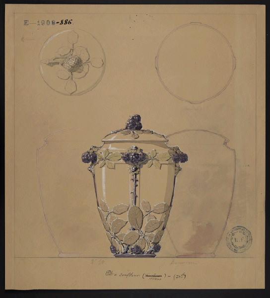 Service à thé, Jeanne Leroux, 1er quart 20e siècle