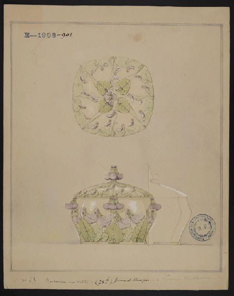 Bonbonnière, Jeanne Leroux, 1er quart 20e siècle