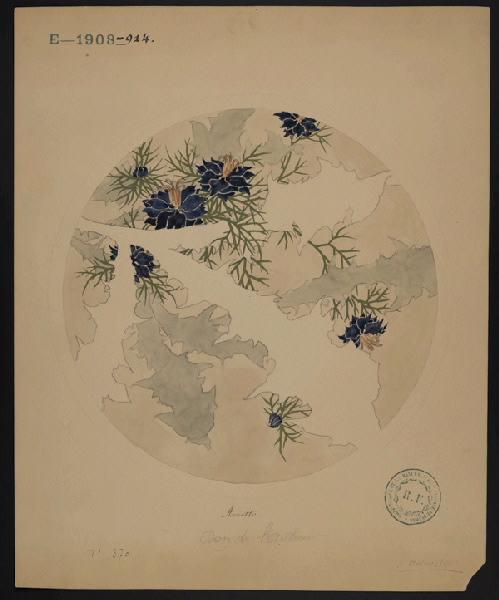 Assiette, Jules Auguste Habert-Dys, 1er quart 20e siècle