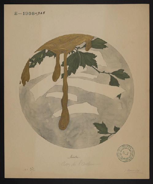 Eléments décoratifs [Service à café], Jules Auguste Habert-Dys, 1er quart 20e siècle