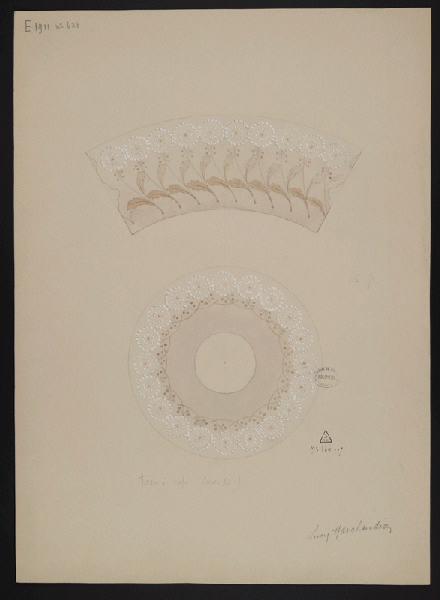 Tasse à café [Service D], Lucy Marchandise, 1907