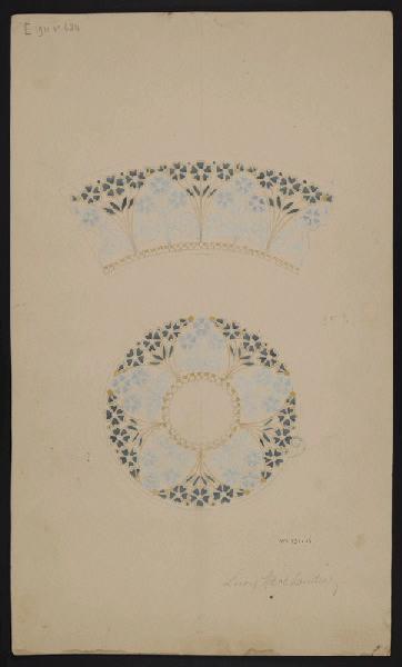 Tasse à café [Service D], Lucy Marchandise, 1908