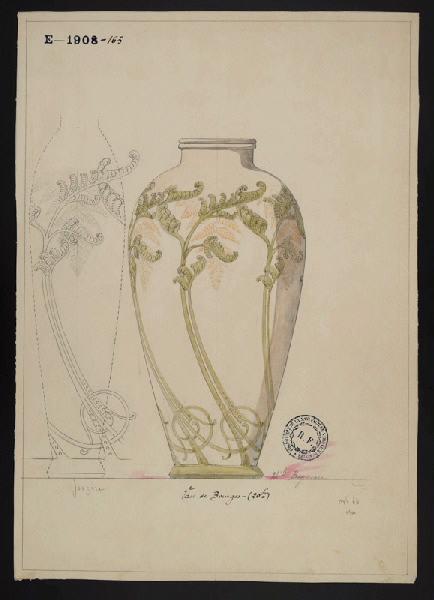 Vase de Bourges, Jeanne Leroux, 1900