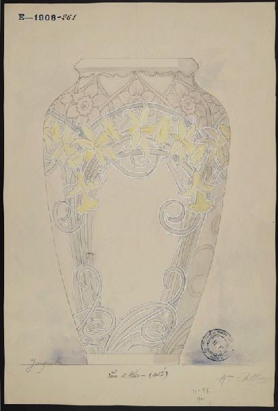 Vase d'Athis, Eugénie Bethmont, 1900