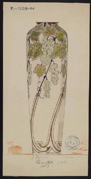 Vase de Chelles, Jeanne Leroux, 1900