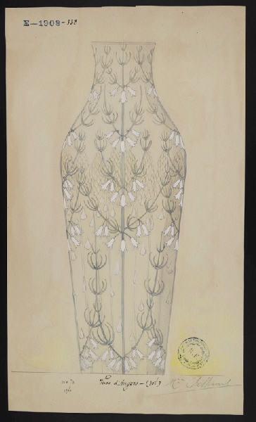Vase d'Angers, Eugénie Bethmont, 1900