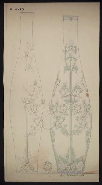 Vase, Jeanne Leroux, 1900