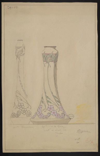 Vase, Jeanne Leroux, 1900