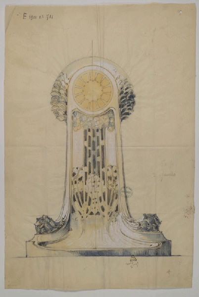 Pendule, Henri Barberis, 1907