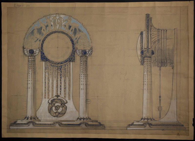 Pendule, Henri Barberis, 1907