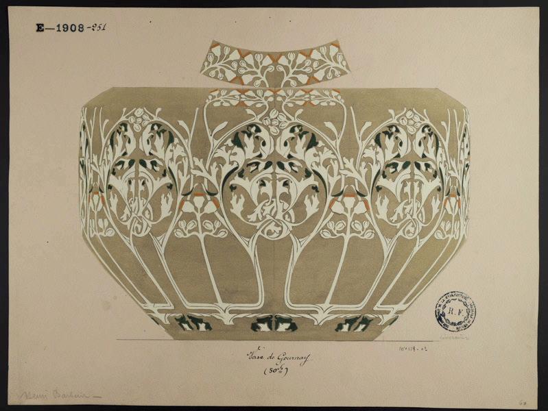 Vase de Gournay, Henri Barberis, 1902