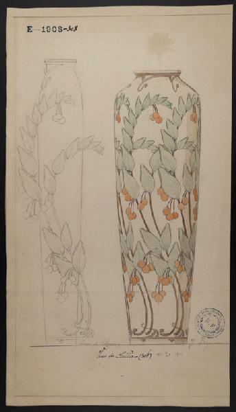 Vase de Chelles, Jeanne Leroux, 1901