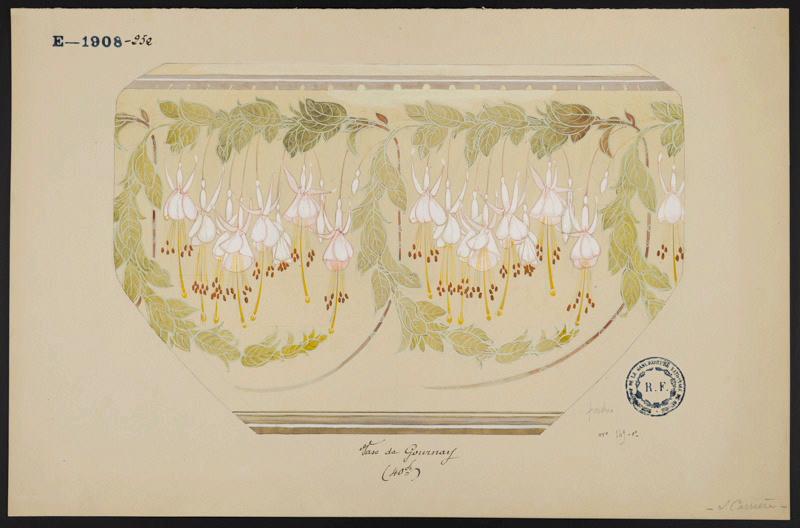 Vase de Gournay, Louis Carriere, 1902