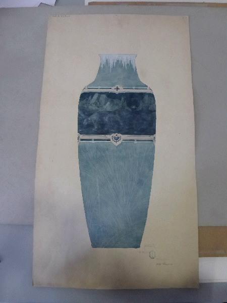 Vase d 'Alençon, Horace Désiré Bieuville, 1er quart 20e siècle