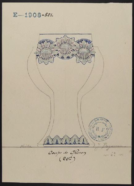 Vase de Chinon, Jeanne Leroux, 1901