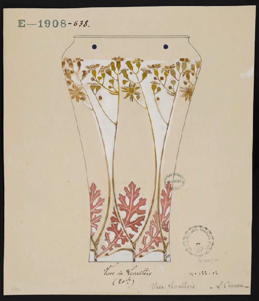 Vase de Levallois, Louis Carriere, 1902