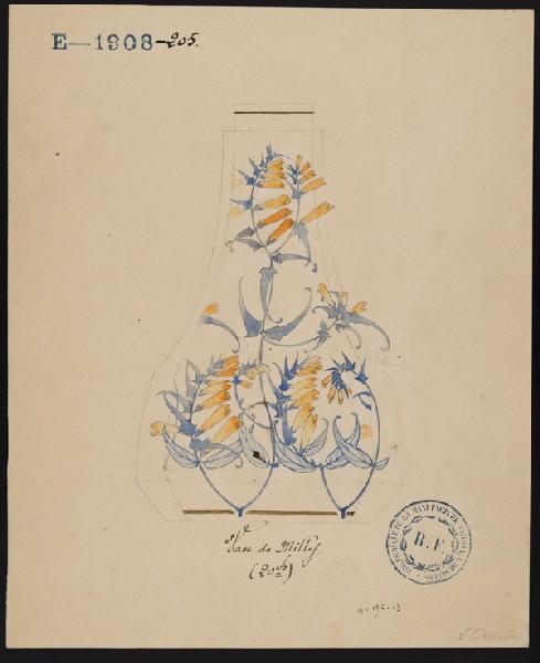 Vase de Milly, Louis Carriere, 1903
