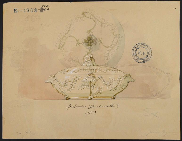 Bonbonnière, Jeanne Leroux, 1er quart 20e siècle