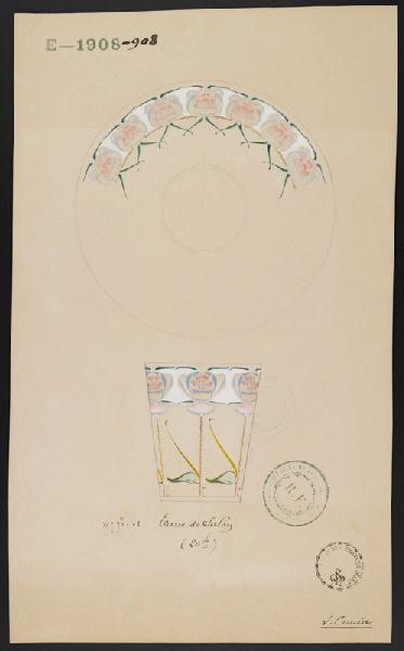 Tasse de salon, Louis Carriere, 1er quart 20e siècle