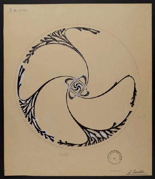 Assiette, Louis Carriere, 1er quart 20e siècle