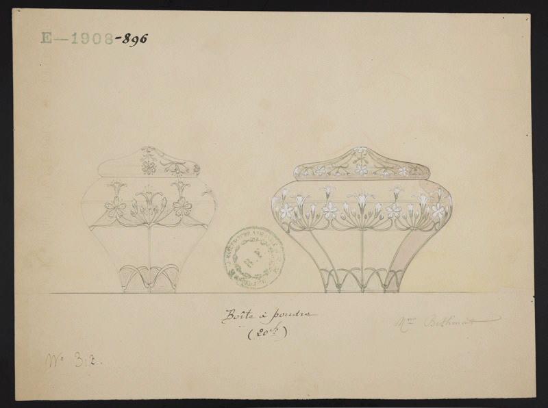 Bonbonnière, Eugénie Bethmont, 1er quart 20e siècle