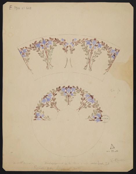 Tasse à café [Service D], Lucy Marchandise, 1908