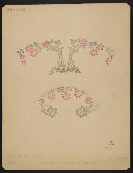 Tasse à café [Service D], Lucy Marchandise, 1908