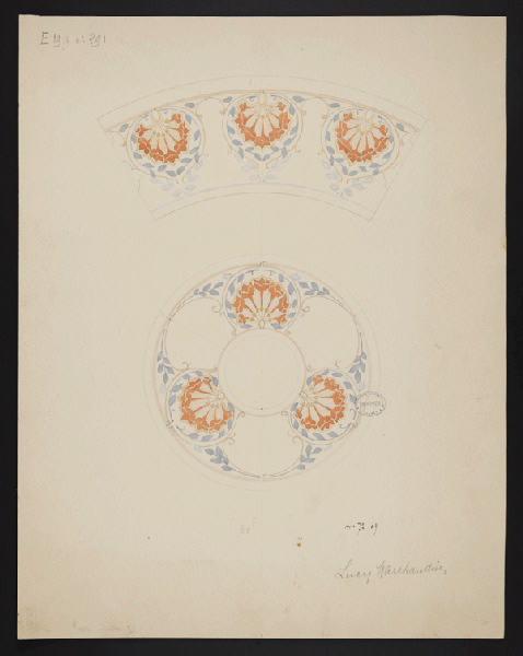 Tasse à café [Service D], Lucy Marchandise, 1909