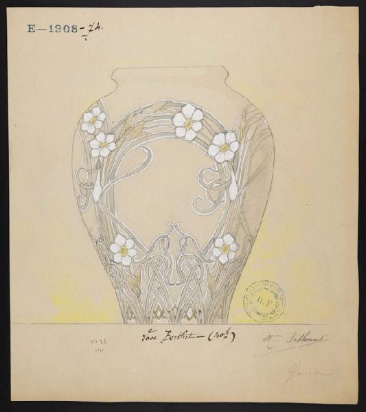 Vase Berthet, Eugénie Bethmont, 1900