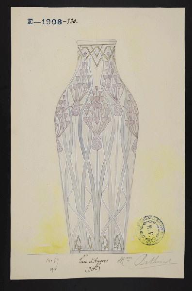Vase d'Angers, Eugénie Bethmont, 1900