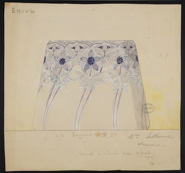 Vase de Bougival, Eugénie Bethmont, 1900