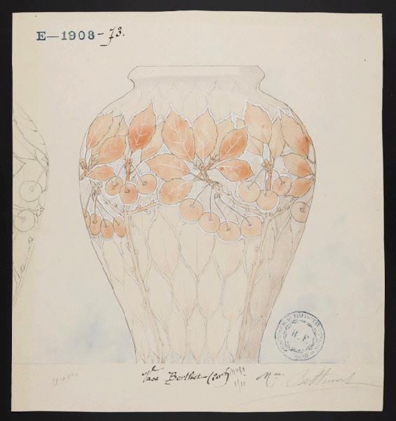 Vase de Berthet, Eugénie Bethmont, 1900
