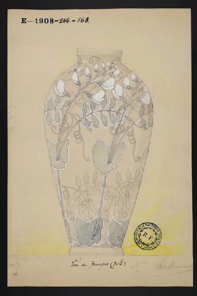 Vase de Bourges, Eugénie Bethmont, 1900