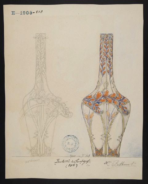 Vase de Champigny, Eugénie Bethmont, 1900