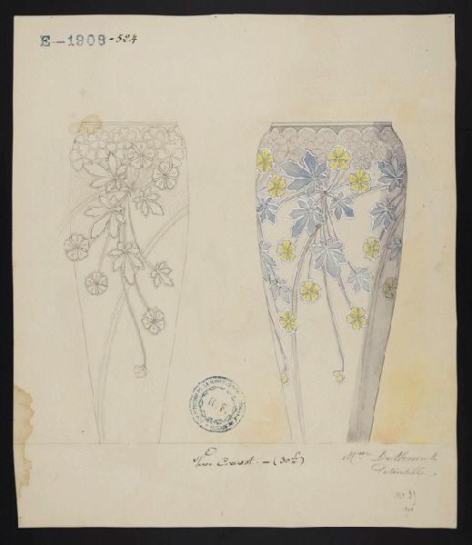 Vase Creusot, Eugénie Bethmont, 1900