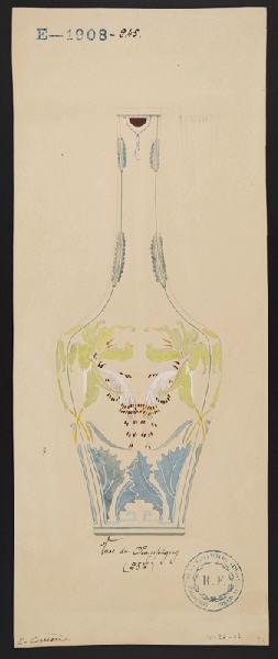 Vase de Champigny, Louis Carriere, 1902